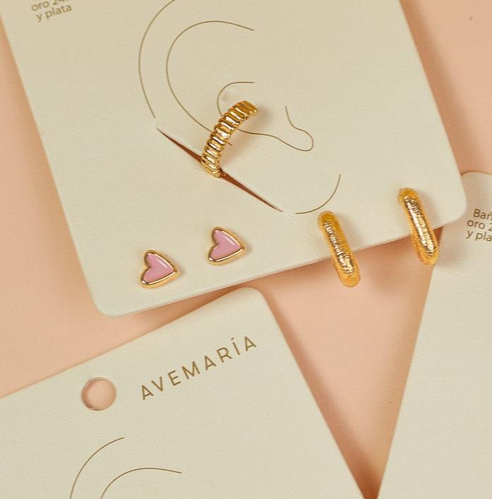 Pink love trio set