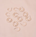Silver Essentials Hoops - S