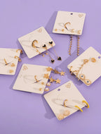 2 in 1 heart dangle set