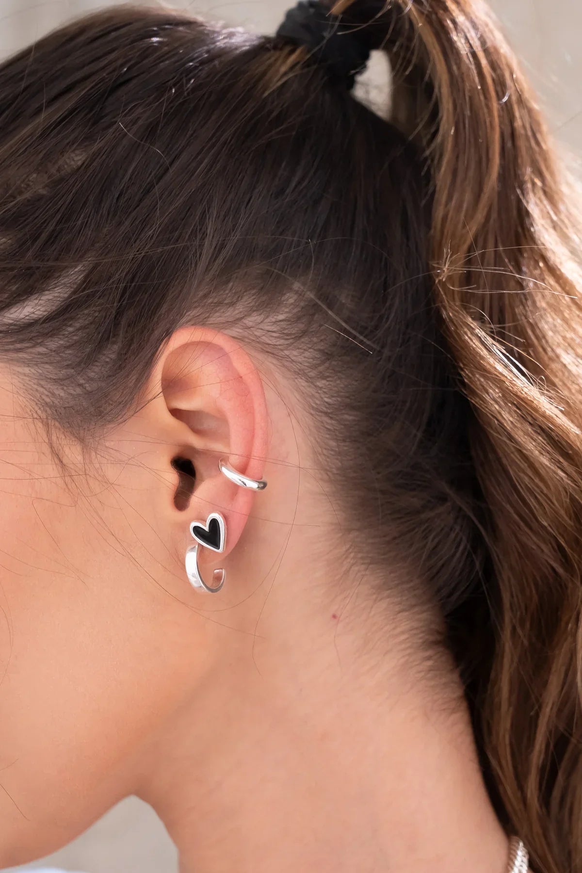 Silver heart set