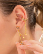 2 in 1 heart dangle set
