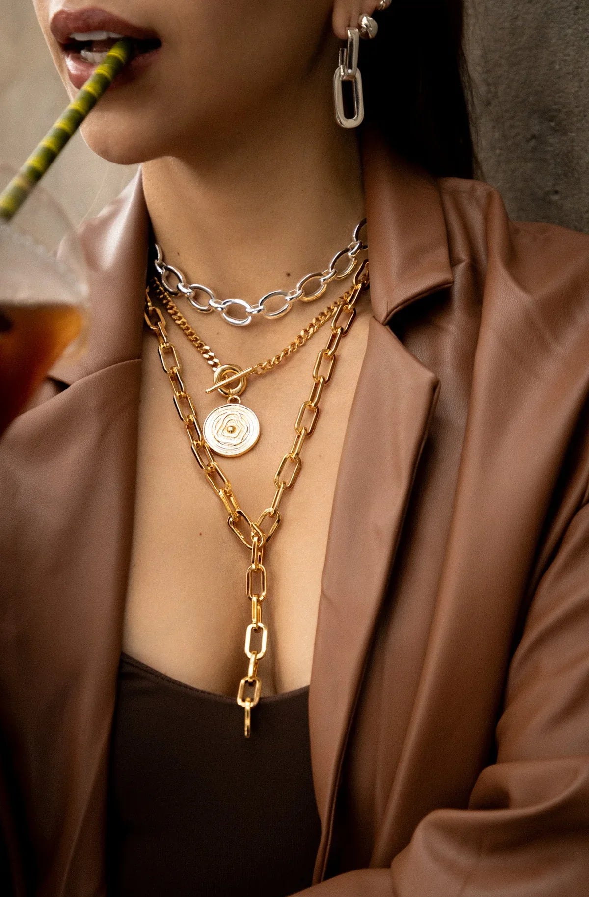 Adjustable Link Chain Necklace