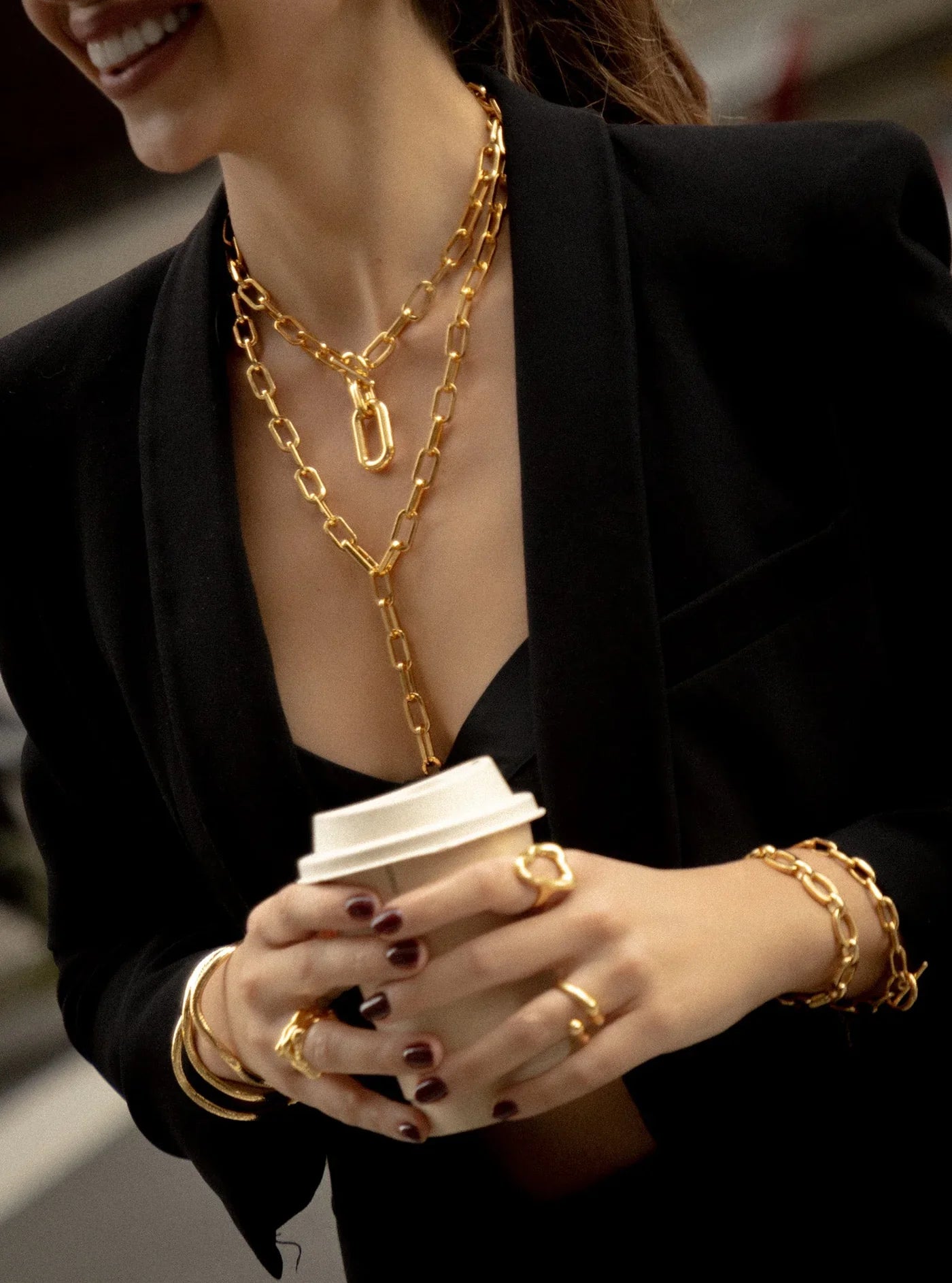Adjustable Link Chain Necklace