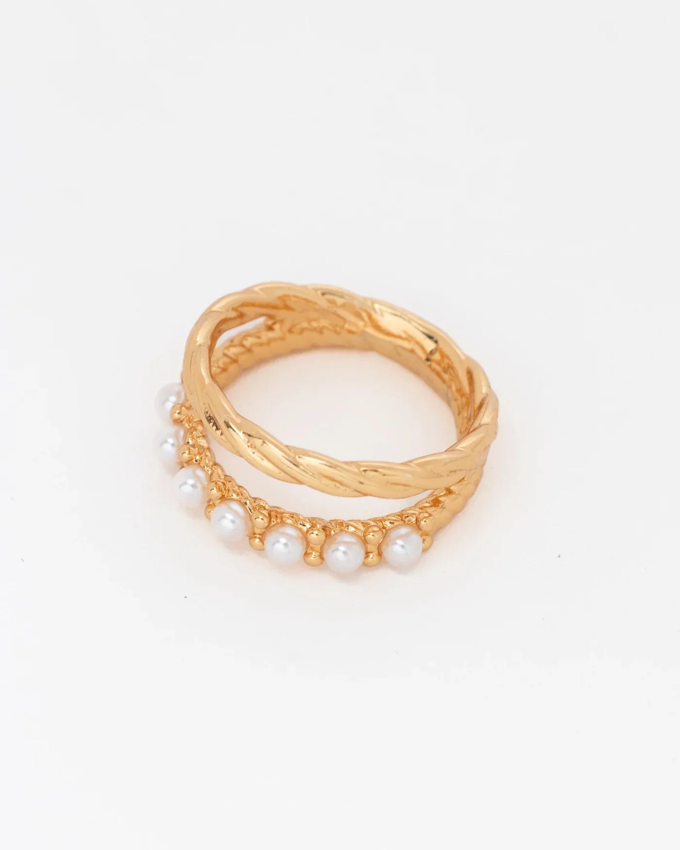Dual Pearl Ring
