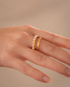 Dual Pearl Ring