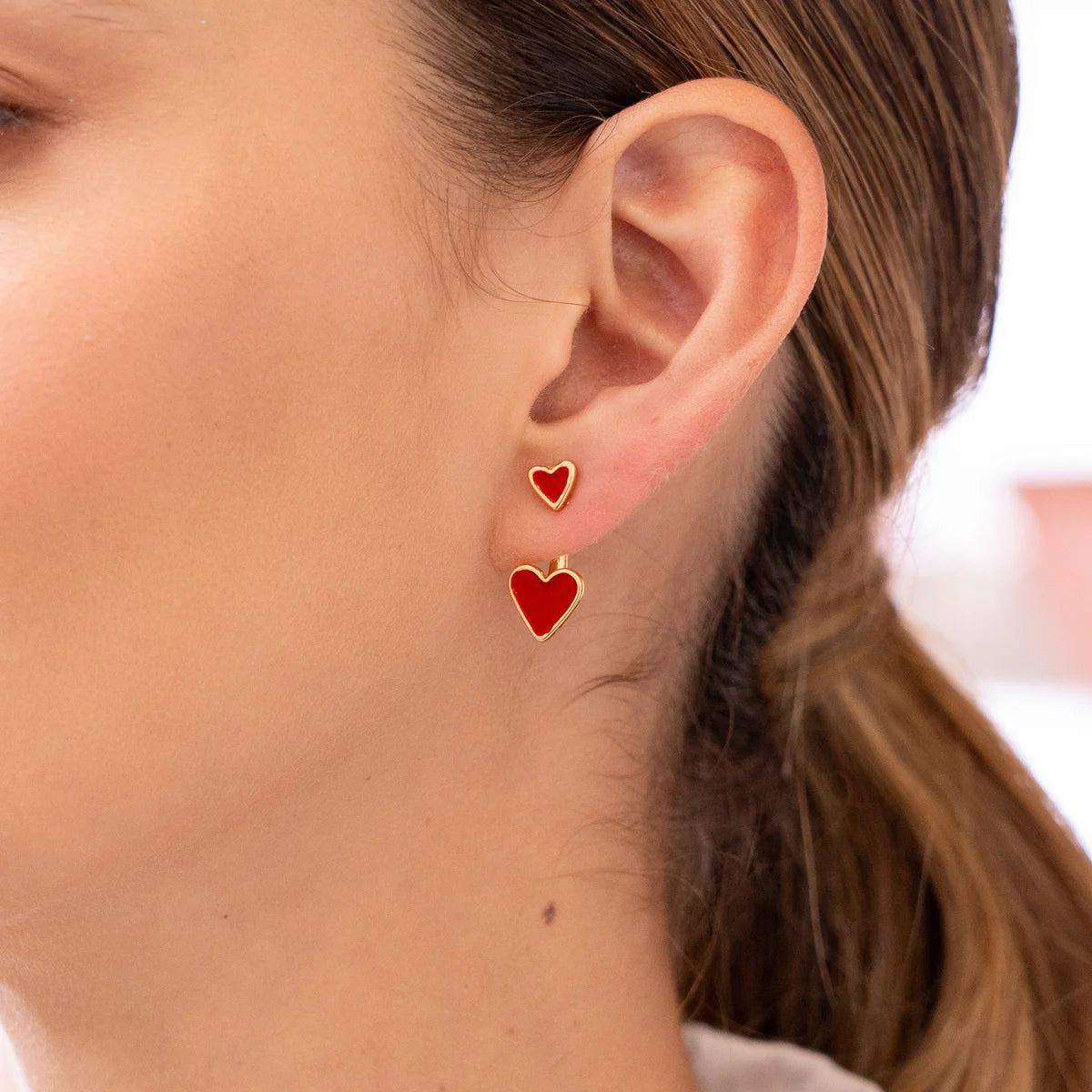 2-IN-1 HEART EARRINGS