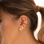Heart Ear Cuff X2