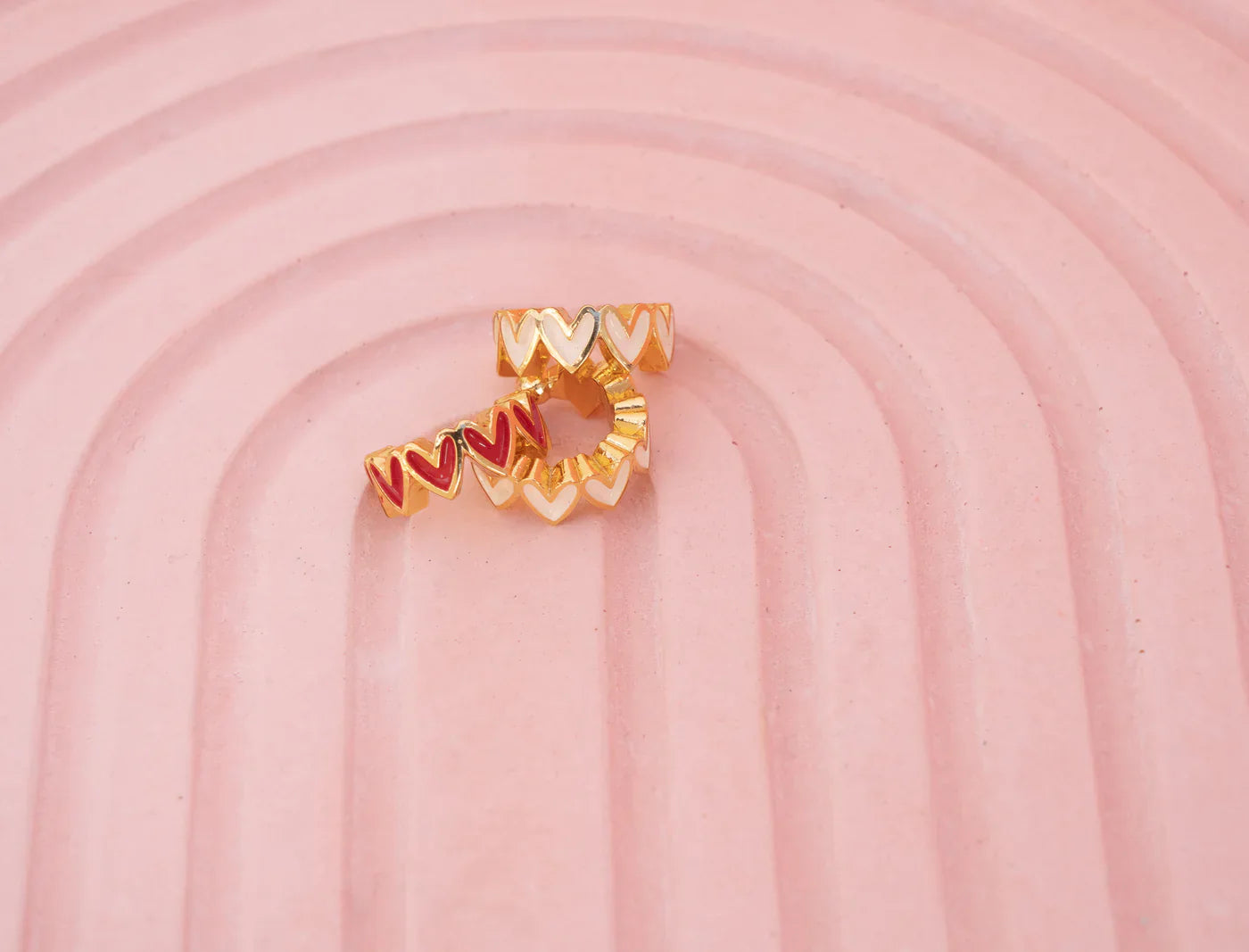 Heart Ear Cuff X2