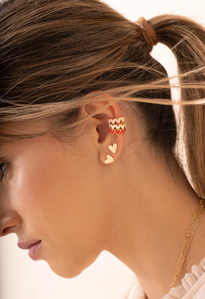 HEART EAR CUFF X2