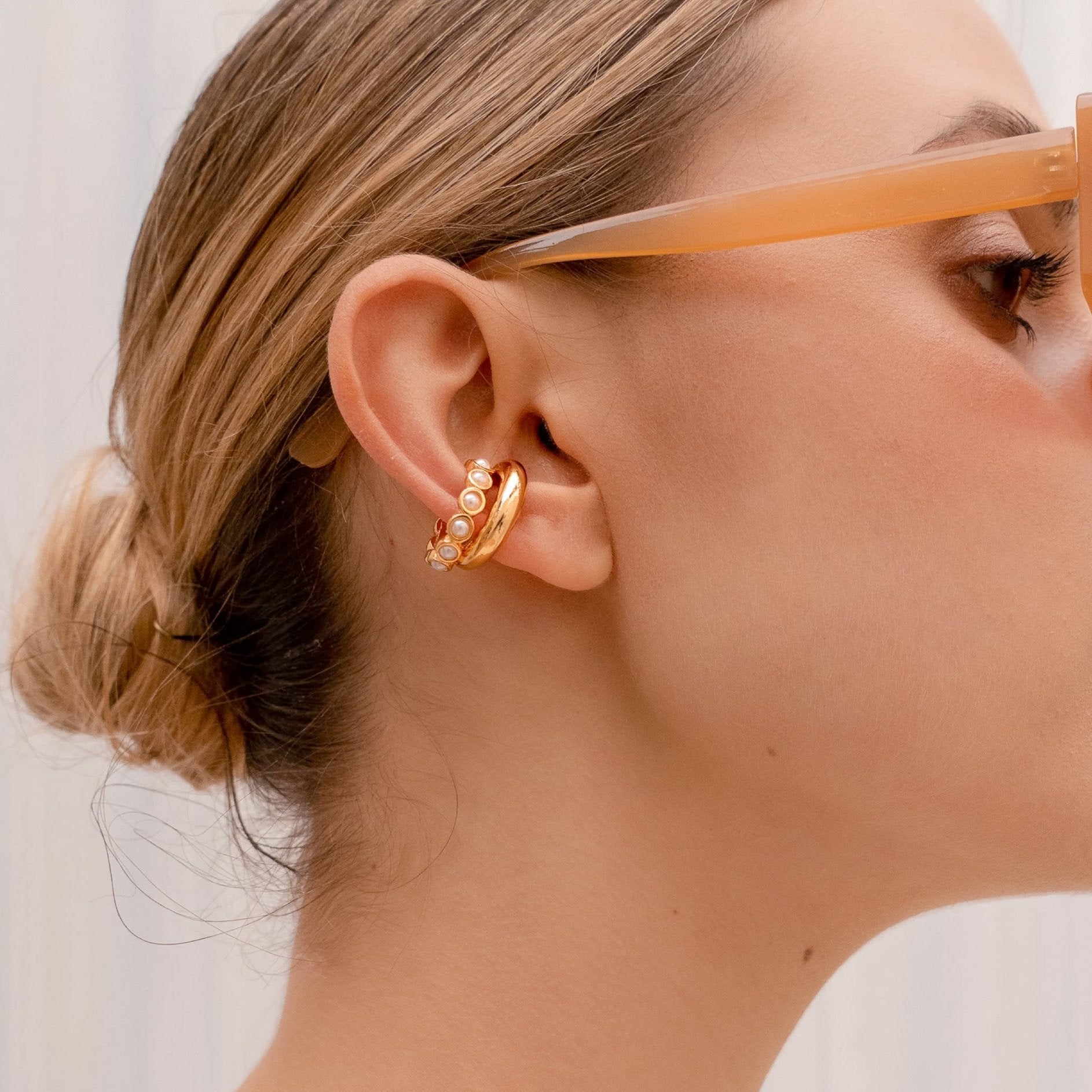 Pearl Ear Cuff S