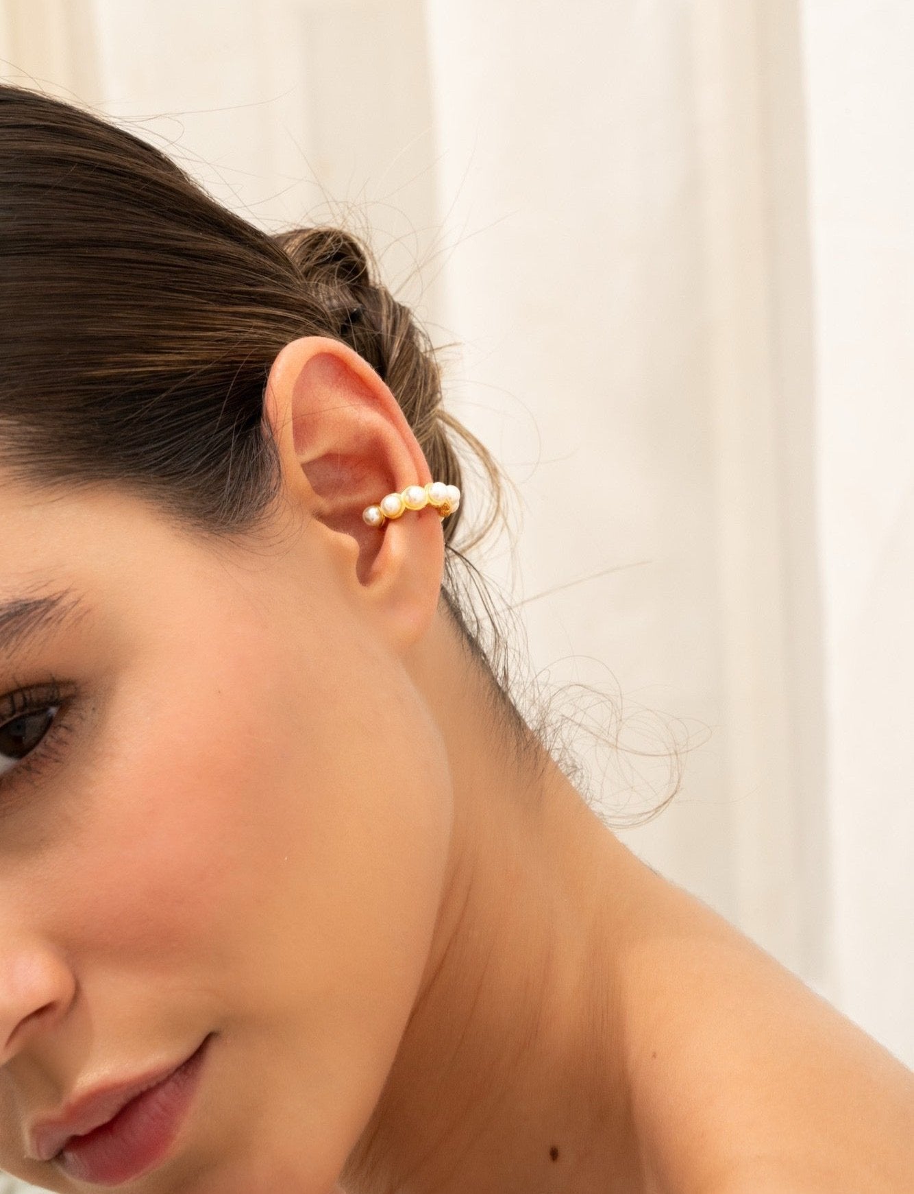 Multi-Pearl Ear Cuff