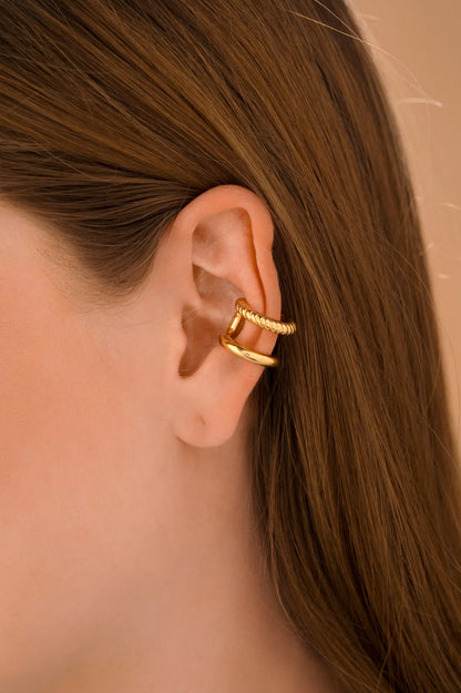 DOUBLE BOW EARCUFF