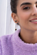 2 in 1 heart dangle set