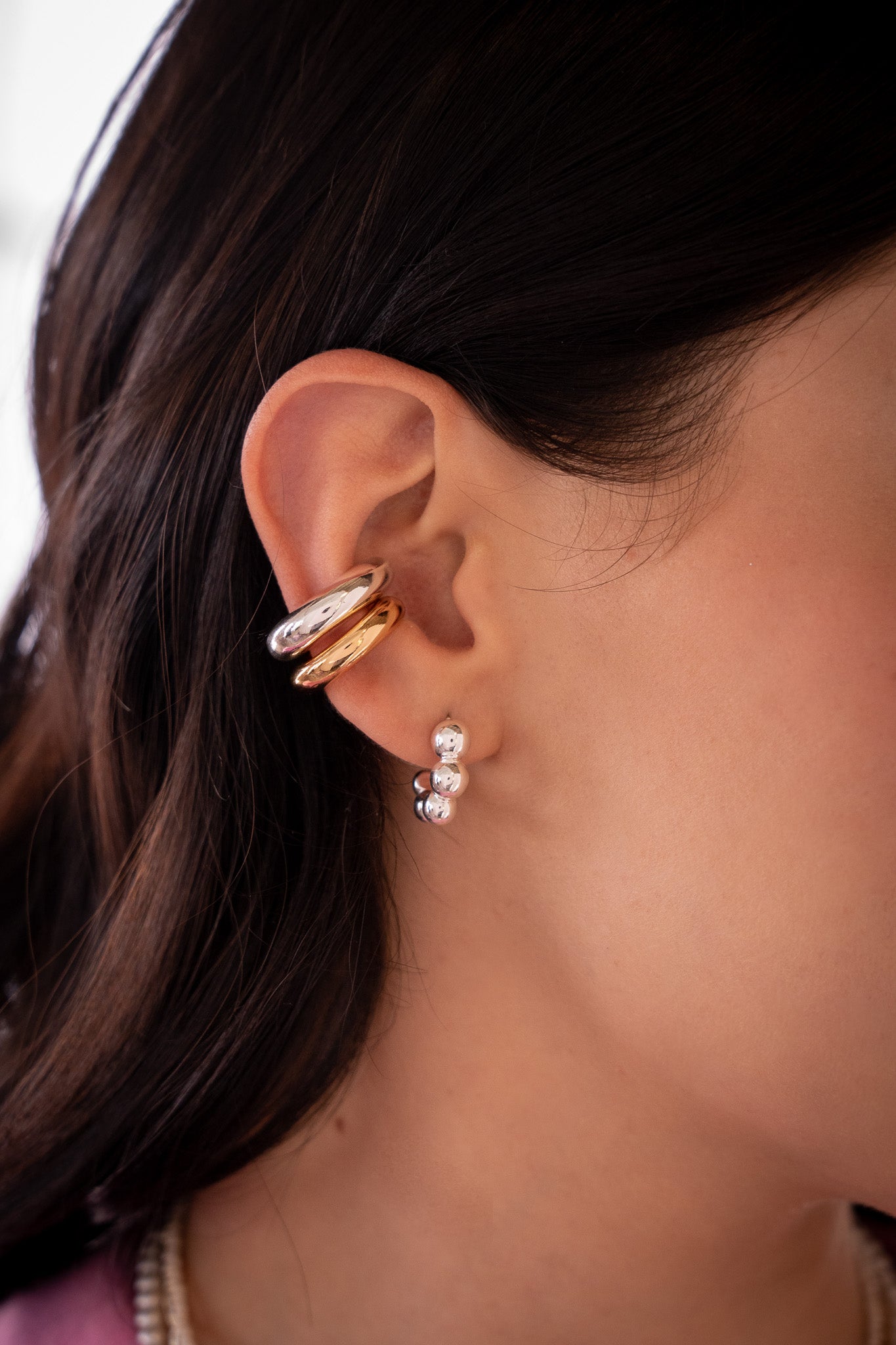 Classic Silver Ear Cuff