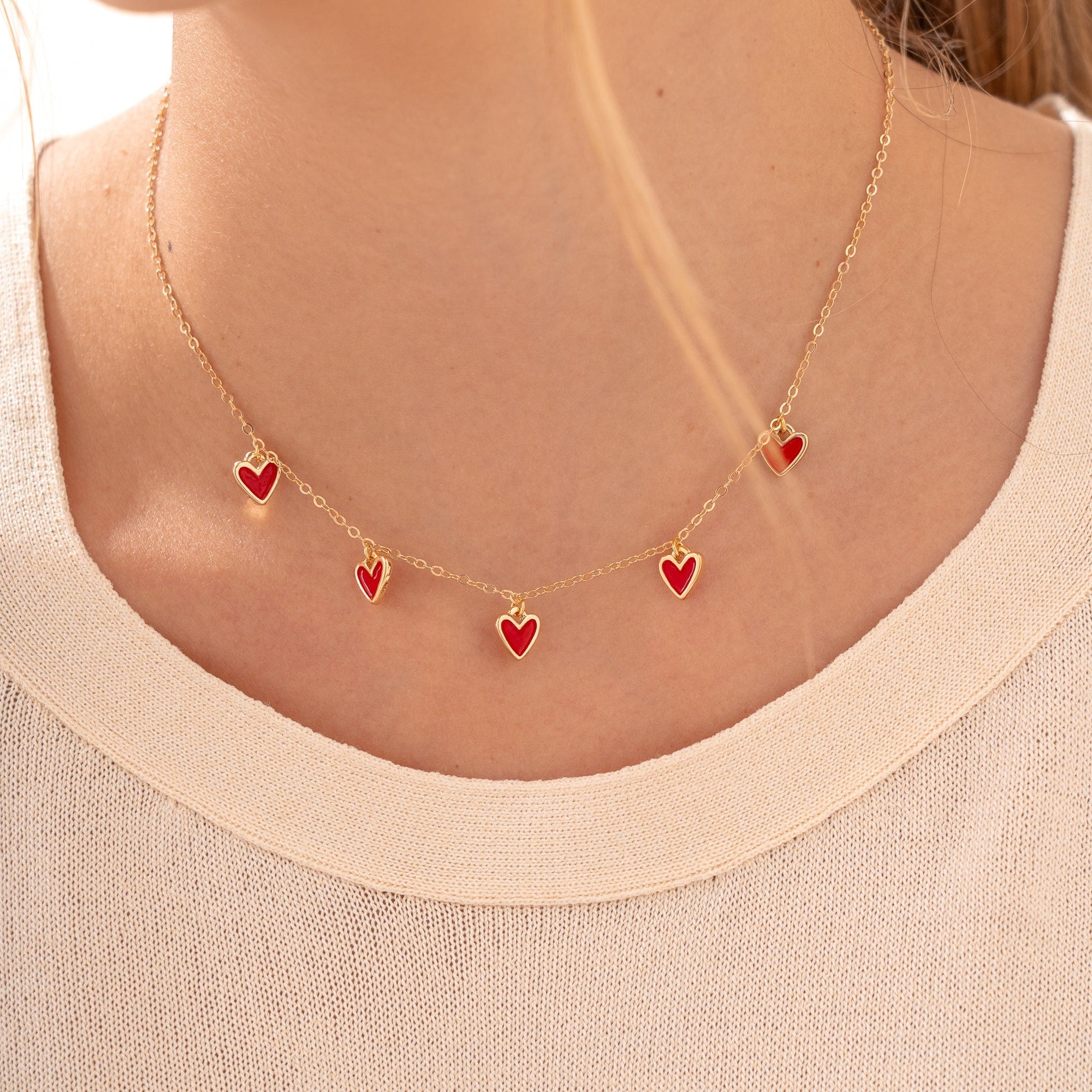 Heartbeat Necklace Set