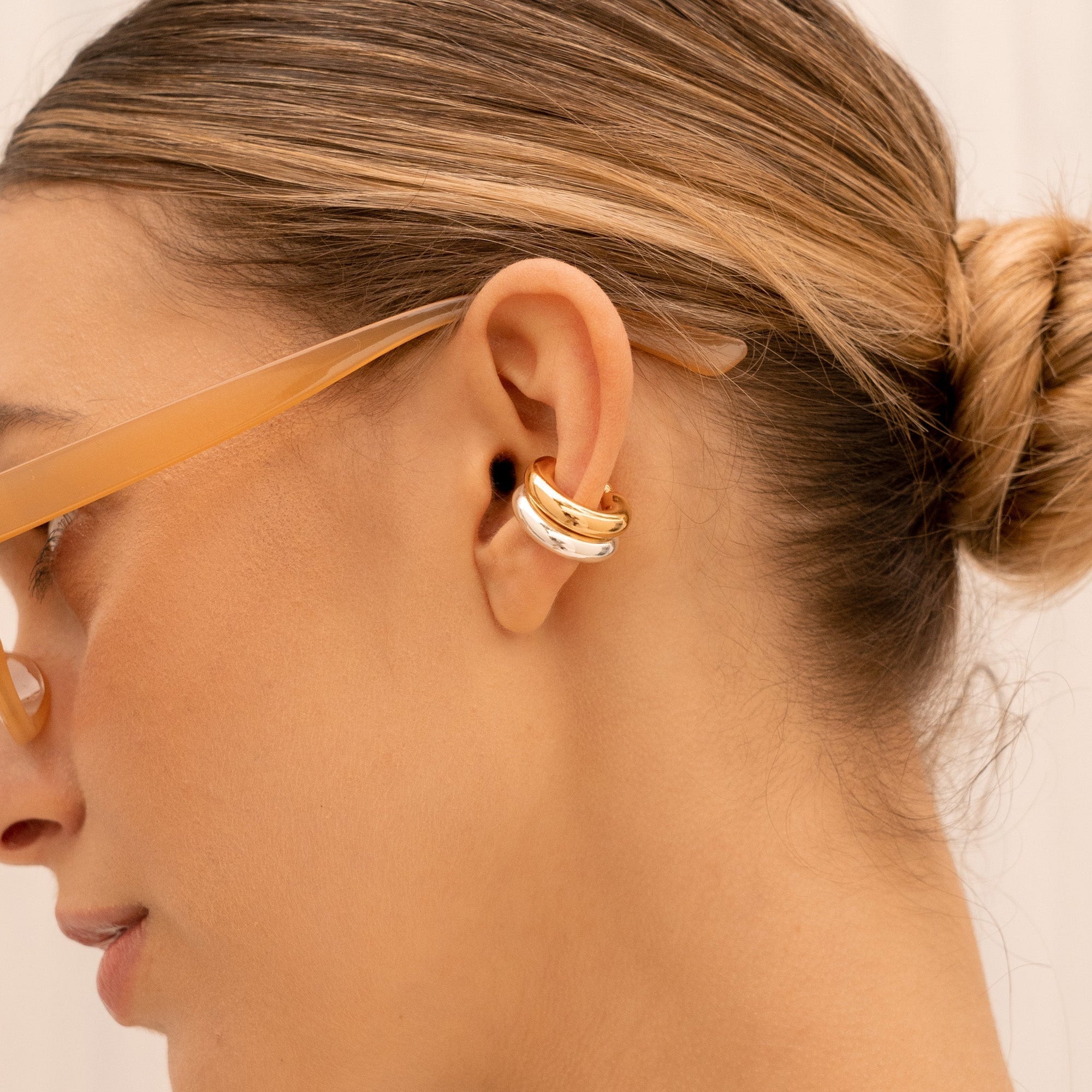 Classic Gold & Silver Ear Cuff Set
